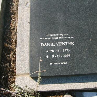 VENTER Danie 1973-2009