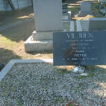 VILJOEN Pieter 1900-1974 &amp; Chretienne 1901-1973