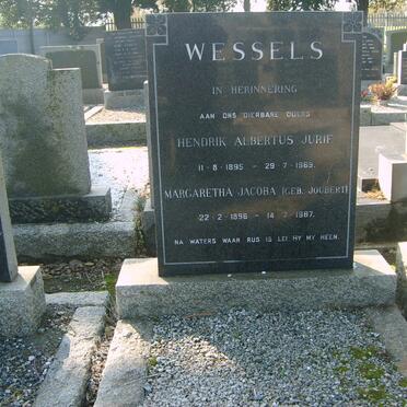 WESSELS Hendrik Albertus Jurie 1895-1969 &amp; Margaretha Jocoba JOUBERT 1896-1967