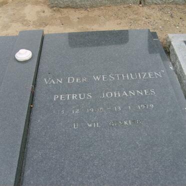WESTHUIZEN Petrus Johannes, van der 1905-1979
