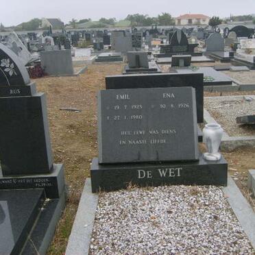WET Emil, de 1925-1980 &amp; Ena 1926-