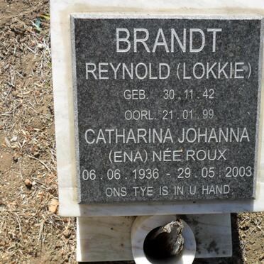 BRANDT Reynold 1942-1999 &amp; Catharina Johanna ROUX 1936-2003