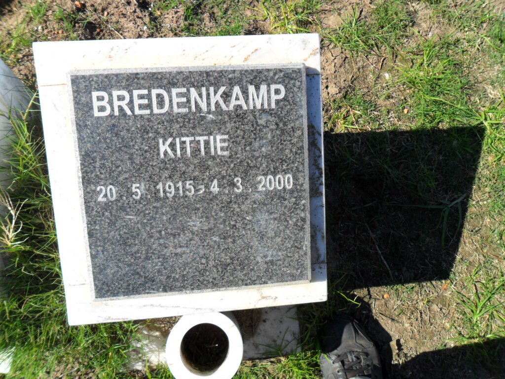 BREDENKAMP Kittie 1915-2000