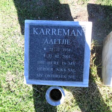 KARREMAN Aaltjie 1934-2001
