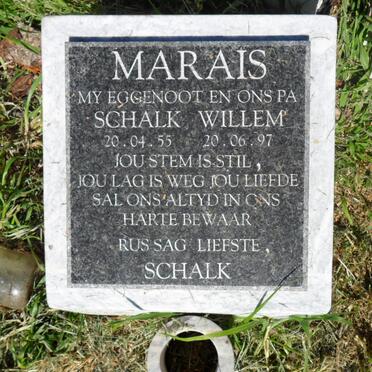 MARAIS Schalk Willem 1955-1997
