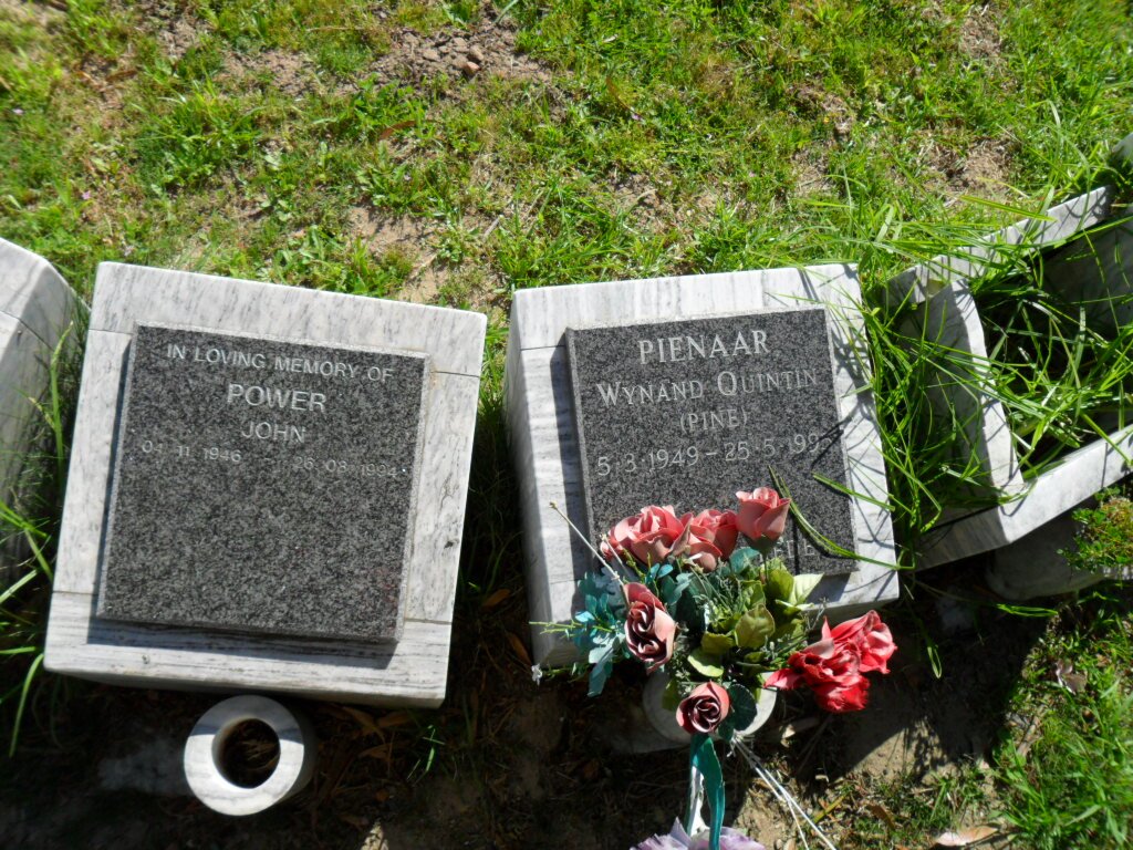 POWER John 1946-1994 :: PIENAAR Wynand Quintin 1949-1995