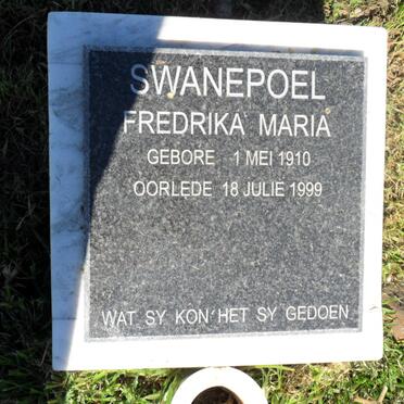 SWANEPOEL Fredrika Maria 1910-1999