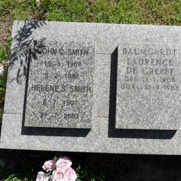 SMITH John C. 1907-1982 &amp; Helene S. 1907-2003 :: BAUMGARDT Laurence De Greeff 1908-1983