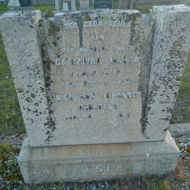 BRESLER Nicolaas Johannes Albertus -1950 &amp; Catharina Jacoba DU TOIT -1939