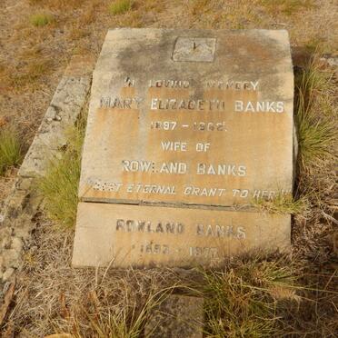 BANKS Rowland 1893-1977 &amp; Mary Elizabeth 1897-1962