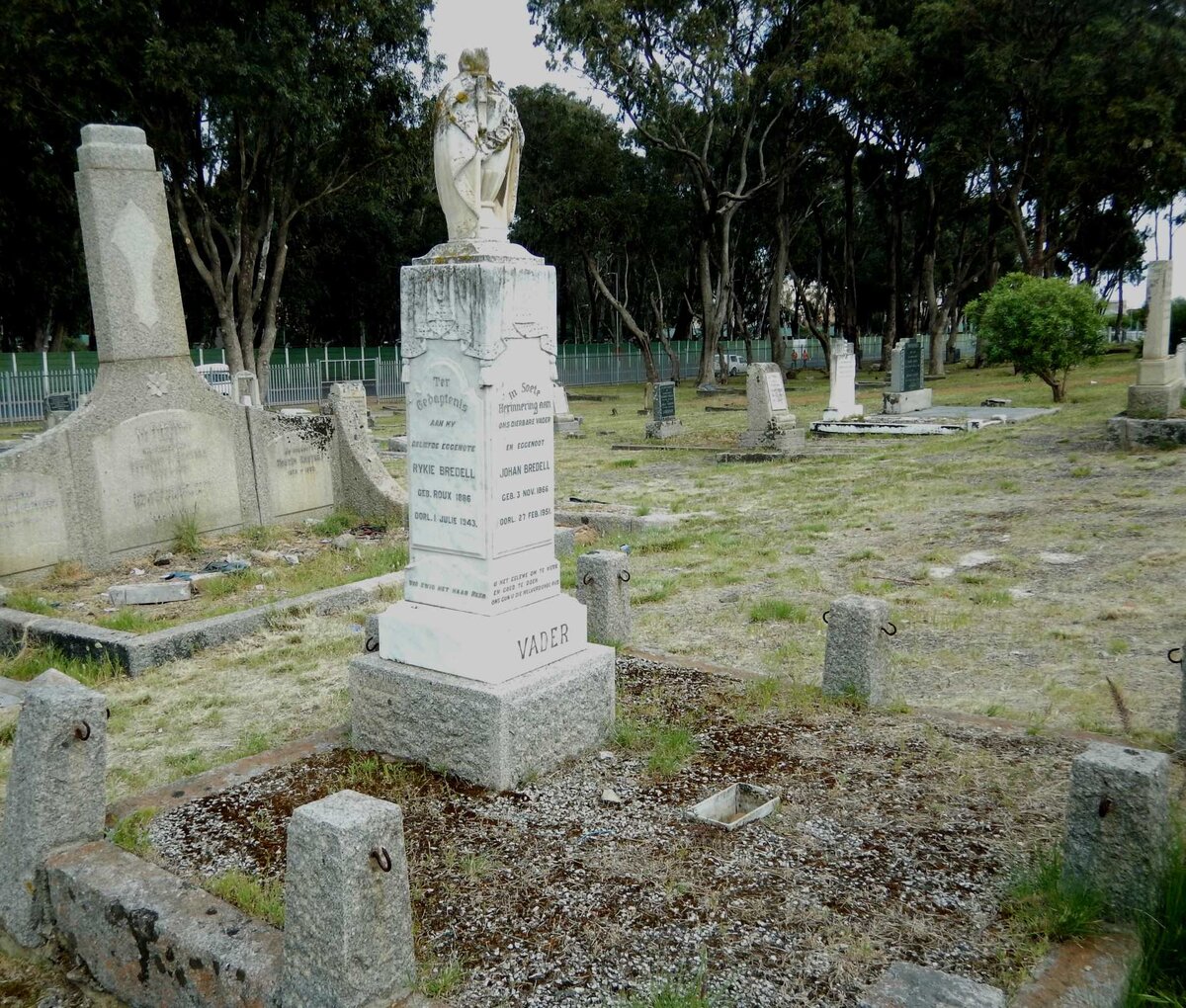 BREDELL Johan 1866-1951 &amp; Rykie ROUX 1886-1943