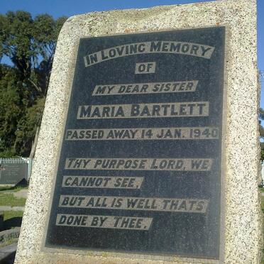 BARTLETT Maria -1940