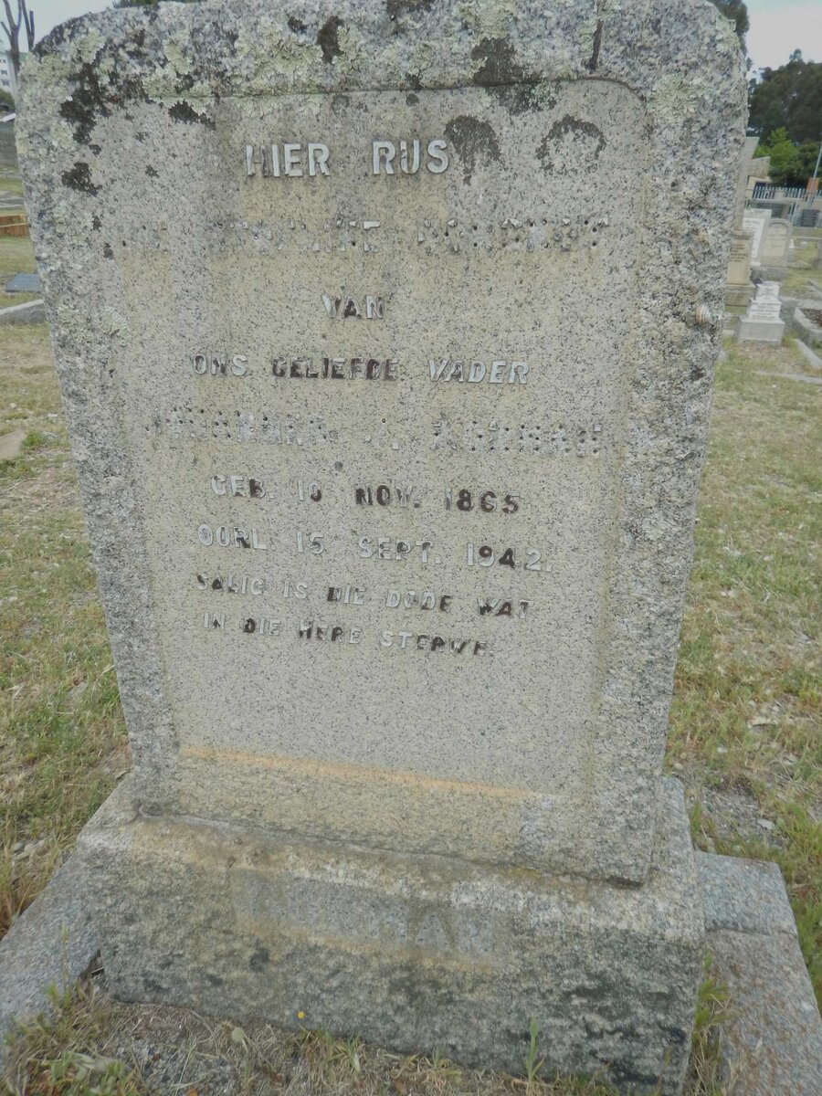 BORMAN Johannes J. 1865-1942