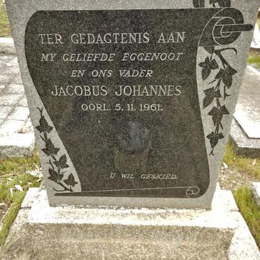 BRANDENBERG Jacobus Johannes -1961