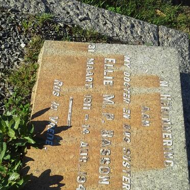 BASSON Ellie M.P. 1911-1944