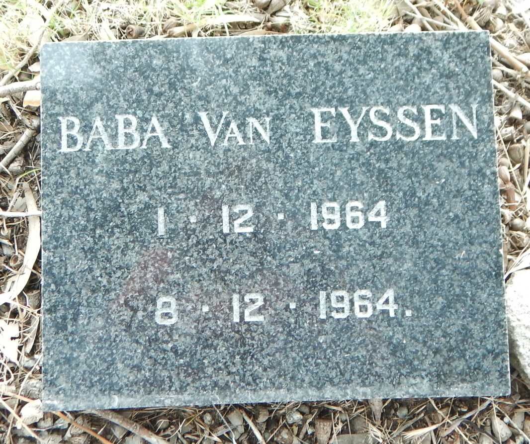 EYSSEN Baba, van 1964-1964