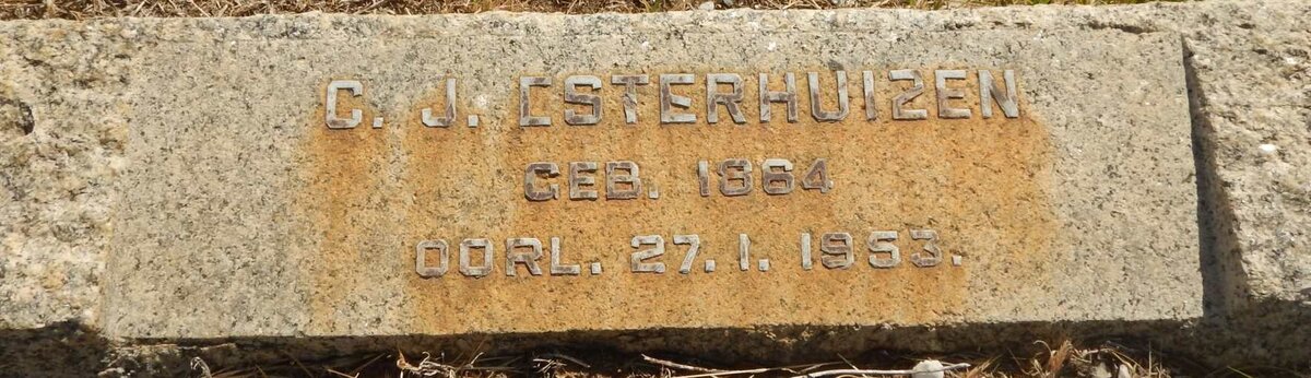 ESTERHUIZEN C.J. 1864-1953