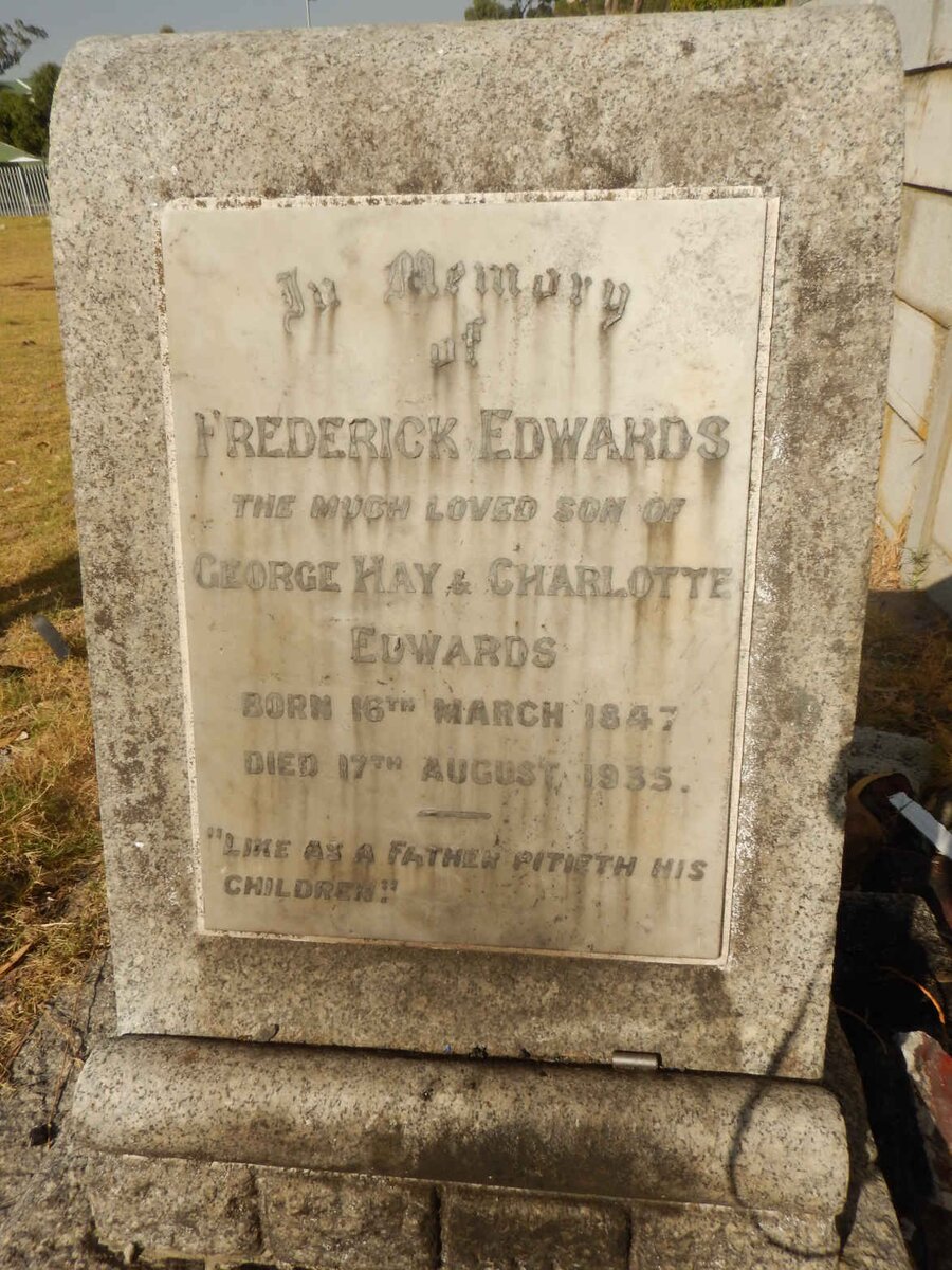 EDWARDS Frederick 1847-1935