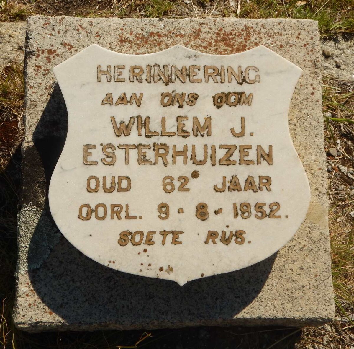 ESTERHUIZEN Willem J. -1952