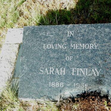 FINLAY Sarah 1886-1959