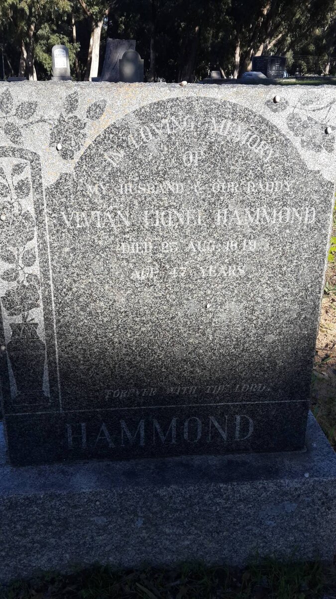 HAMMOND Vivian Lionel -1949