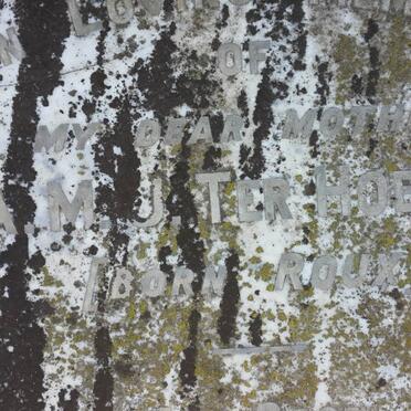 HOEVEN A.M.J., ter nee ROUX