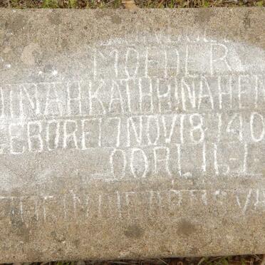 HENDRIC Dinah Katharina 18?4-194?