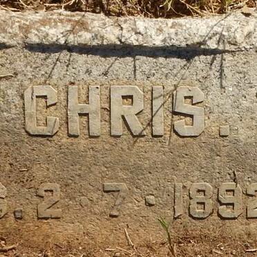 HEYNS Chris R. 1892-1952
