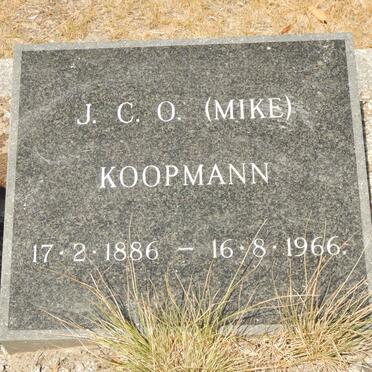 KOOPMANN J.C.O. 1886-1966