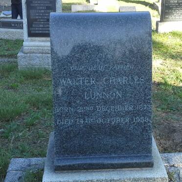 LUNNON Walter Charles 1873-1958