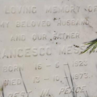 MESSINA Francesco 1923-1973