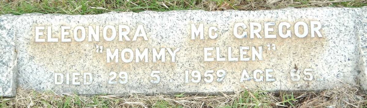 MCGREGOR Eleonora -1959