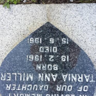 MILLER Tarnia Ann 1961-1961