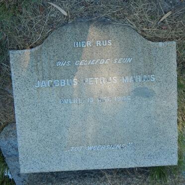 MARAIS Jacobus Petrus -1946