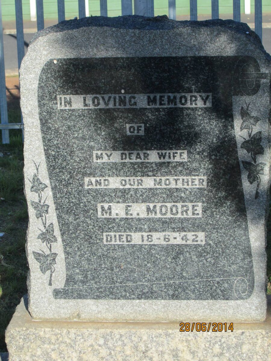 MOORE M.E. -1942