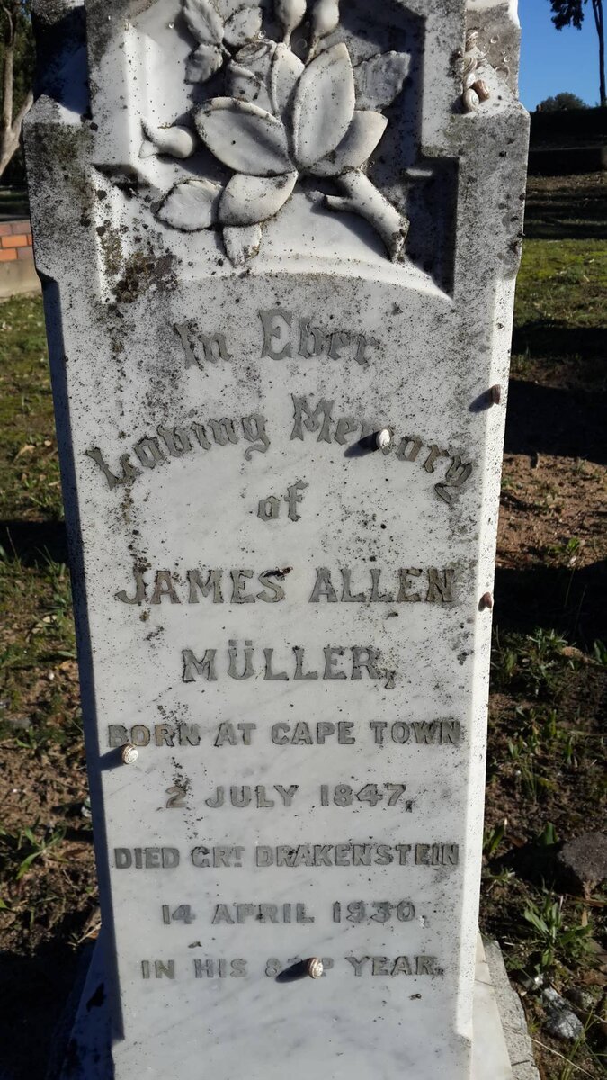 MULLER James Allen 1847-1930