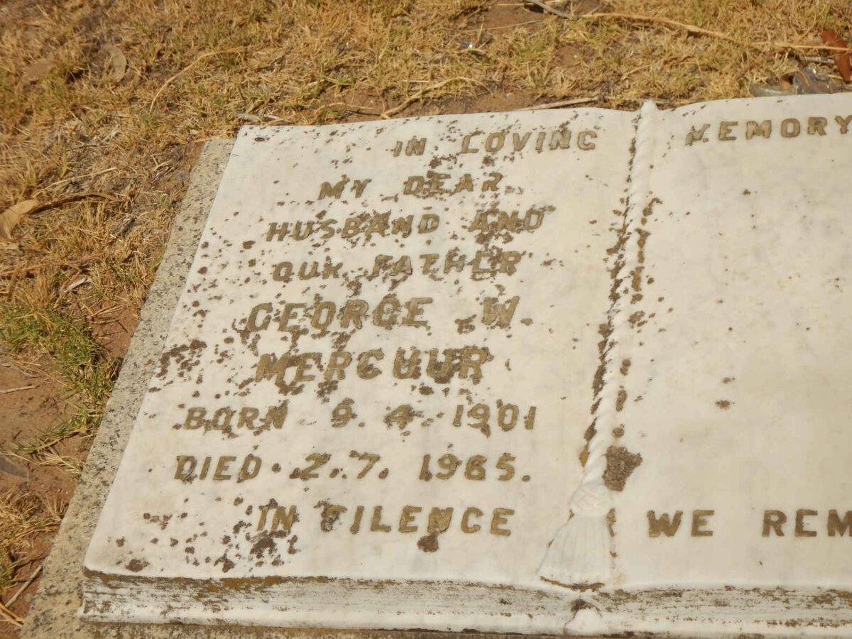 MERCUUR George W. 1901-1965