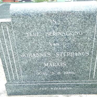 MARAIS Johannes Stephanus -1956