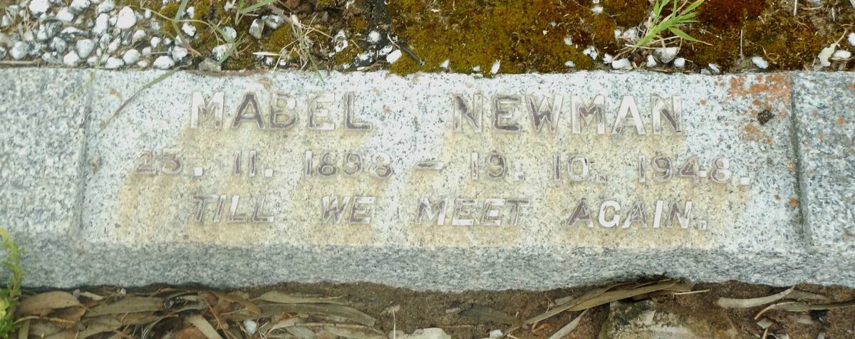 NEWMAN Mabel 1898-1948
