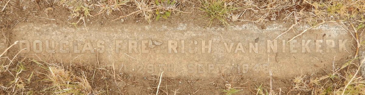 NIEKERK Douglas Frederich, van -1948
