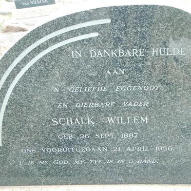 NIEKERK Schalk Willem, van 1887-1956