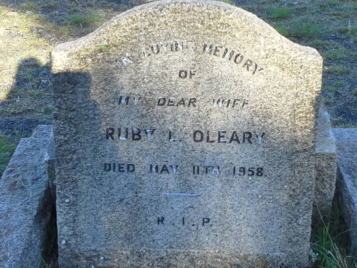 O'LEARY Ruby L. -1958