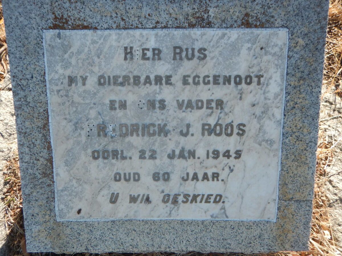 ROOS Fredrick J. -1945