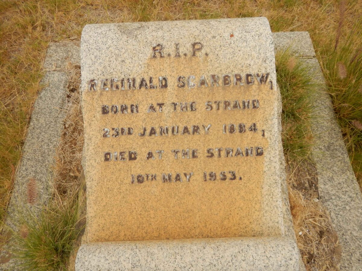 SCARBROW Reginald 1884-1953