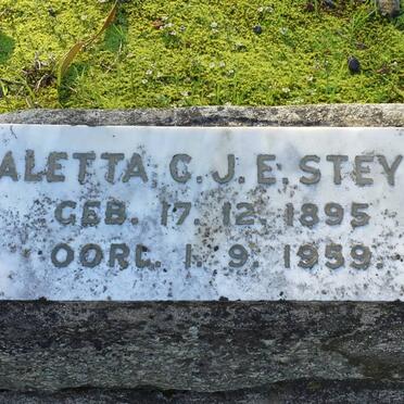 STEYN Aletta C.J.E. 1895-1959