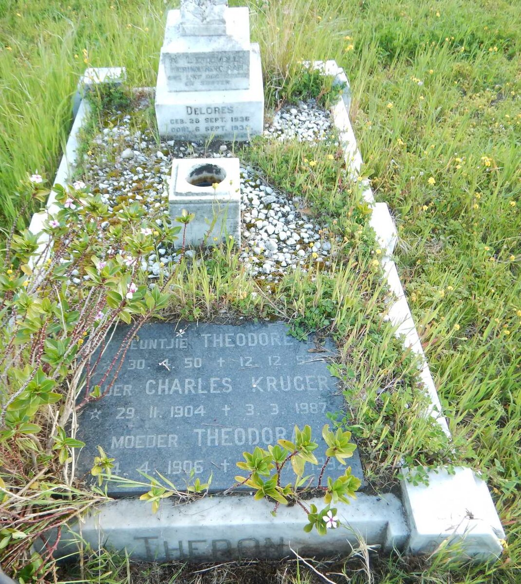 THERON Charles Kruger 1904-1987 &amp; Theodora 1906-1992 :: THERON Theodore 1950-1953 :: THERON Delores 1936-1938