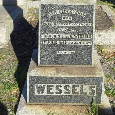 WESSELS Francois J. de V. 1849-192?