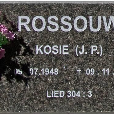 ROSSOUW J.P. 1948-2005