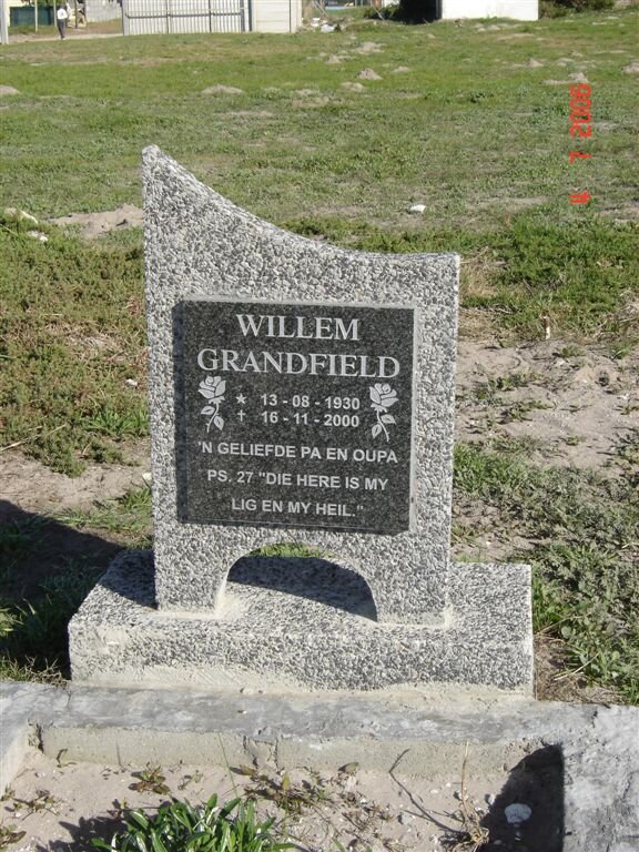 GRANDFIELD Willem 1930-2000