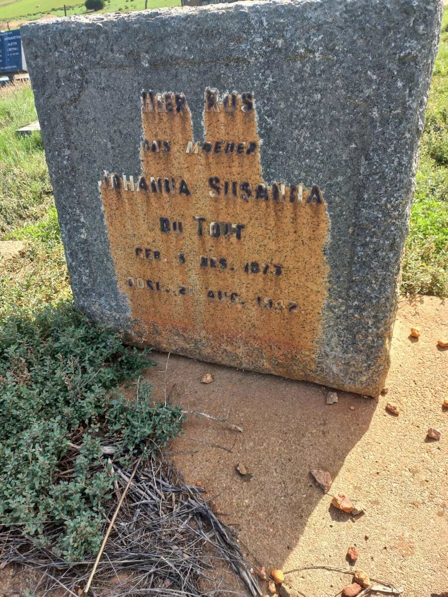 TOIT Johanna Susanna, du 1873-1942